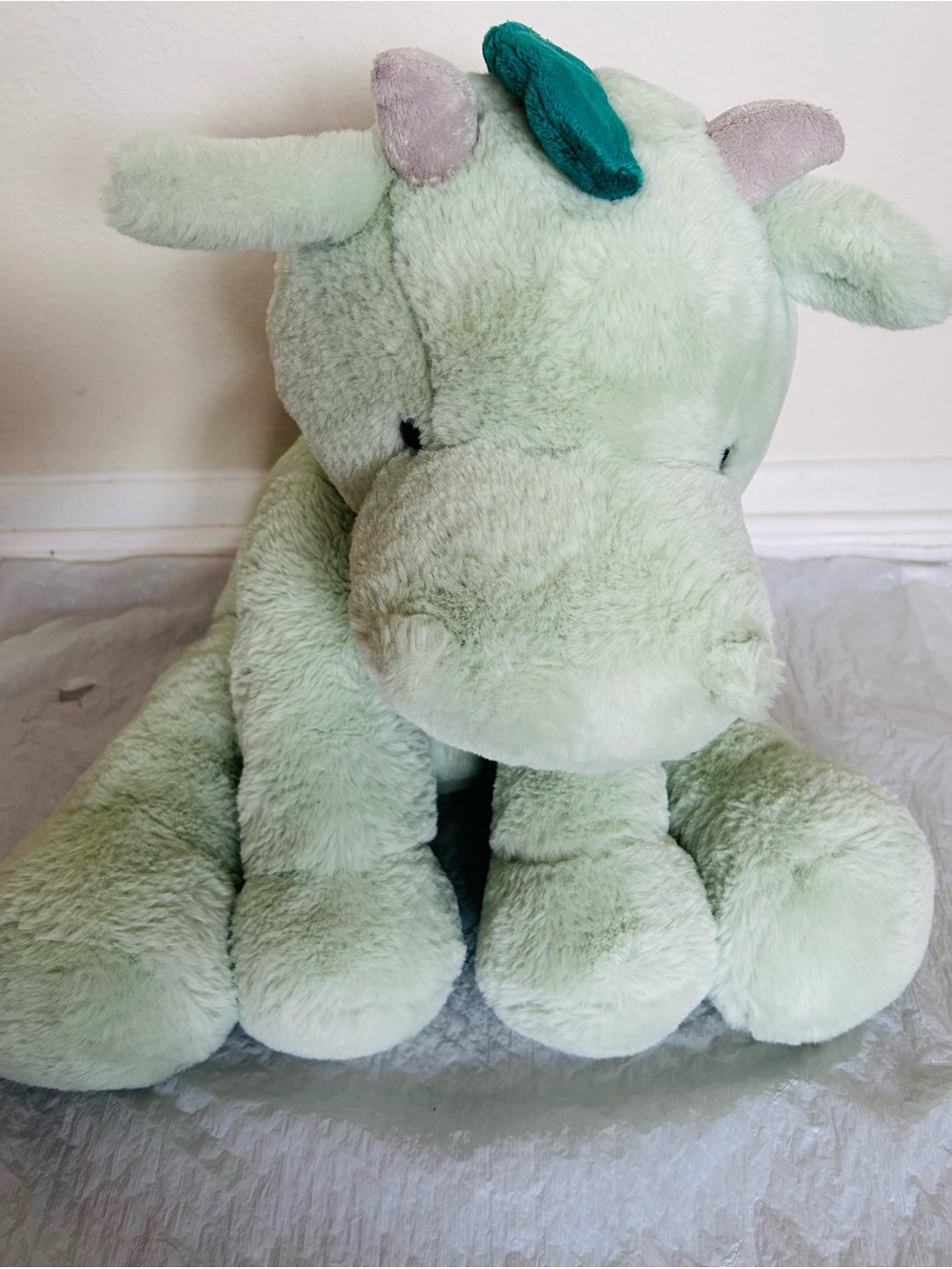 Plush Green Dragon Stuffed Animal